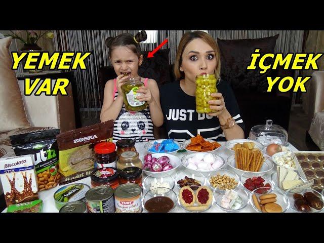 Lina İle Yemek Var İçmek Yok Challenge| Cezalı Oyun