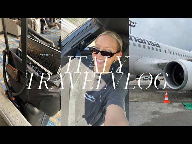 Italy Travel Vlog | Airport Outfit, Arriving in Italy for the Wedding