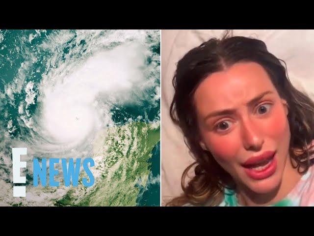 Influencer Refuses to Evacuate Florida Home Ahead of Hurricane Milton | E! News