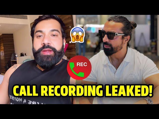 LEAKED! Ajaz Khan & Rajveer Fitness CALL RECORDING || Ajaz Khan VS Rajveer Fitness