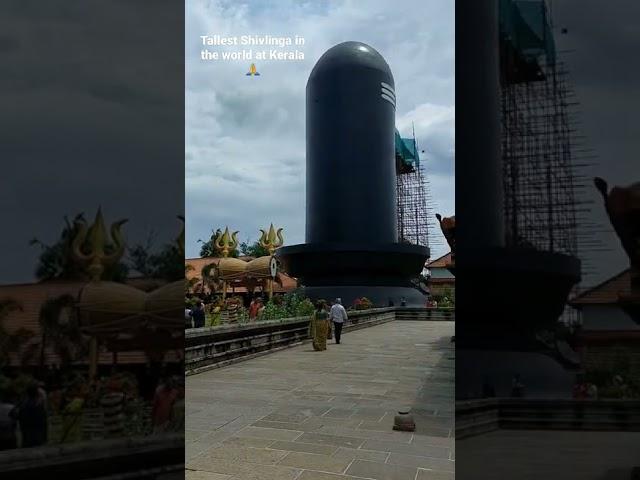 World's Tallest Shivlinga located in Kerala , Chenkal Mahadevan Temple.  #shiva #shivling