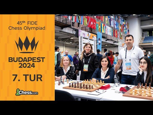 Türkiye, Şili ve Estonya'ya Karşı! | 45. FIDE Satranç Olimpiyatları | 7. Tur