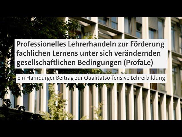 Professionelles Lehrerhandeln (ProfaLe)