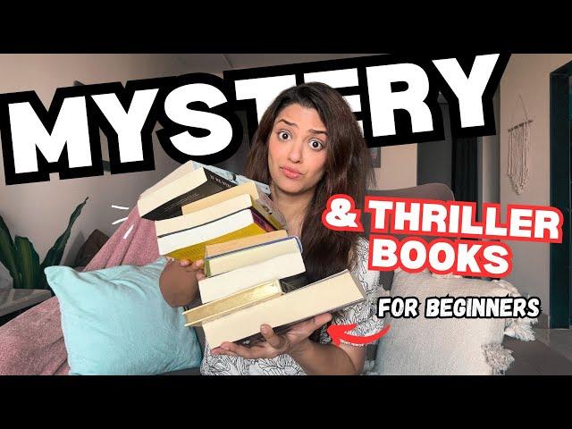 TOP 14 Mystery and Thriller Book Reccomendations  (perfect for beginners)