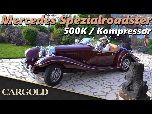 Mercedes 500K Spezialroadster, 1935, an der Côte d’Azur mit dem schönsten Boulevard Mercedes ever