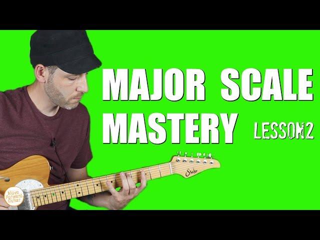 MAJOR SCALE Guitar | Tonics, Intervals, Note Names (Lesson 2)