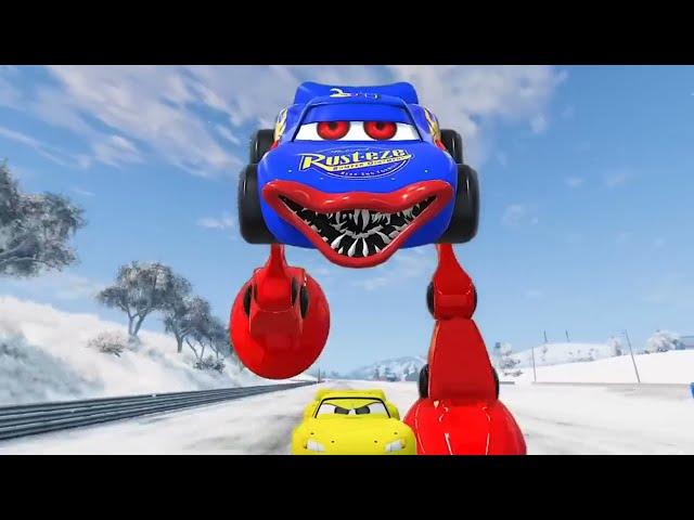 Compilation Escape From Lightning McQueen part 1,Coffin dance song cover.