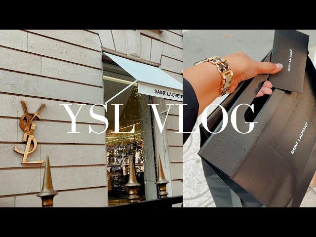 YSL Saint Laurent Paris Shopping Vlog