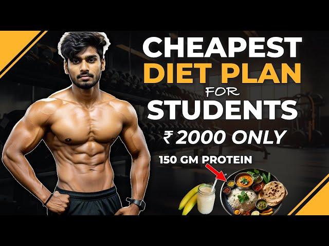 CHEAPEST Diet Plan For Students (Muscle Building Meals) | Low Budget Full Day of Eating