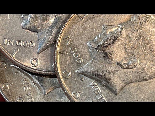 Coin Roll Hunting $2000 in Half Dollars Silver Coins From Consecutive Years Found 