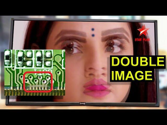 Double Image or Flickering Picture Problem - 32 Inch Smart LED TV | HV320WHB-N55 BOE Panel Repair