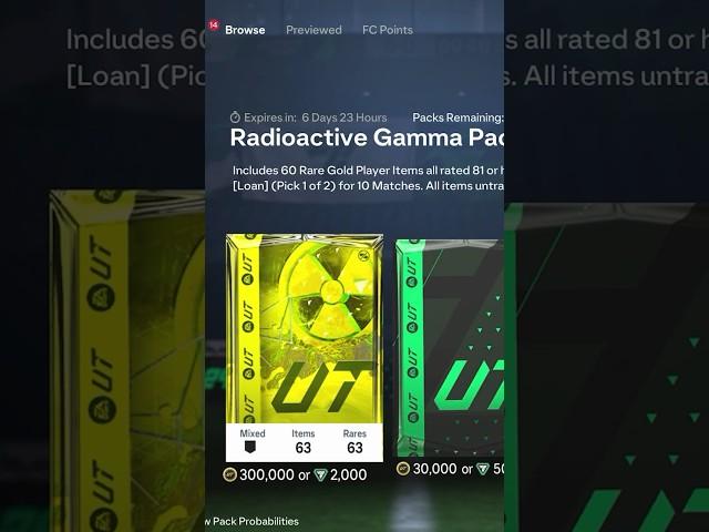 Radioactive Gamma Pack in FC 24️