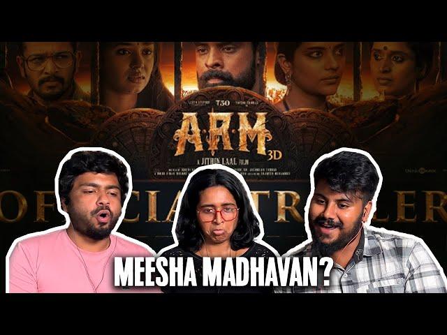 ARM Malayalam Trailer Reaction  |Tovino Thomas,Krithi Shetty |Jithin Laal |Dhibu Ninan Thomas