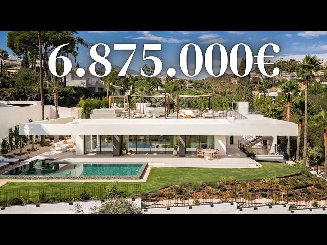 Touring €6,875,000 Frontline Golf Architectural Designer Home with the Most Insane Rooftop !