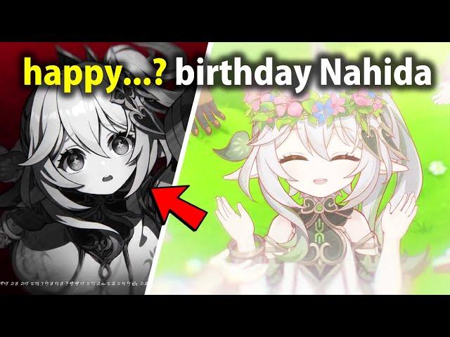 Nahida's Birthday is Almost Here and She Needs Our Help! (Genshin Impact)