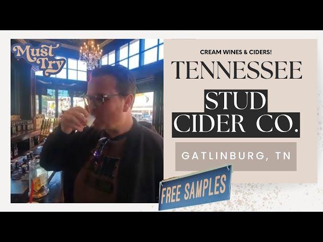 Gatlinburg - Trying CREAM WINES & CIDERS! #gatlinburg