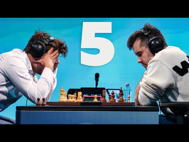 Magnus Carlsen vs. Ian Nepomniachtchi | Game 5 | Champions Chess Tour Finals