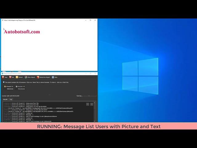 How to Send Bulk Message to List of target Users - Telegram Software