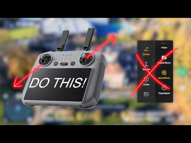 DJI Air 3s Quickshots Are TERRIBLE: Do This Instead!