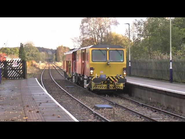 The Bouncing Tamper train Colas Rail DR 73942 Nov 5th 2021