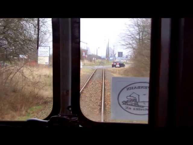 Wiedereröffnung der Bahnstrecke Greifswald Hbf - Ladebow 15.01.2014