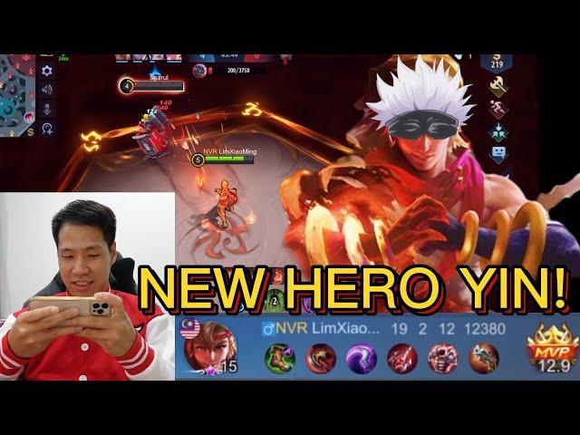 First Time Playing MLBB New Hero Yin! 最新英雄的大招竟然是咒術迴戰的領域展開!?? 