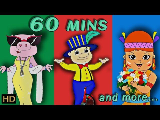 Twinkle Twinkle & Other Most Popular Nursery Rhymes | 60 Minutes & more | HD Version