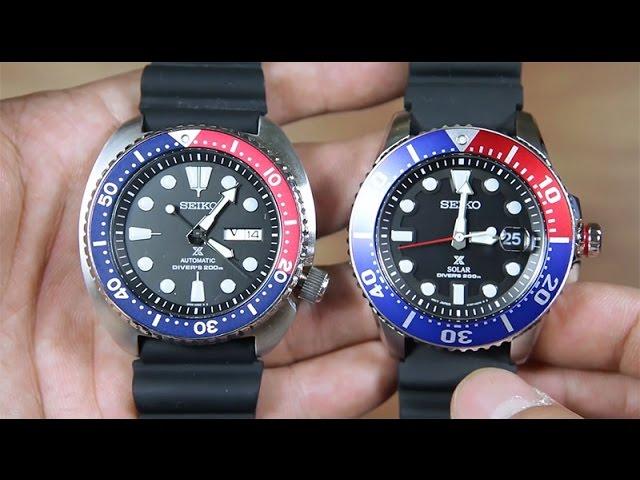 SEIKO PROSPEX SRP779K1 Turtle  VS SEIKO PROSPEX SNE439P1 Solar