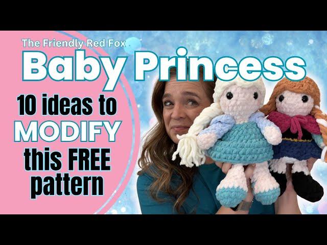 Crochet Doll Inspiration & Ideas | Not Step by Step Instructions | Friendly Red Fox FREE Pattern