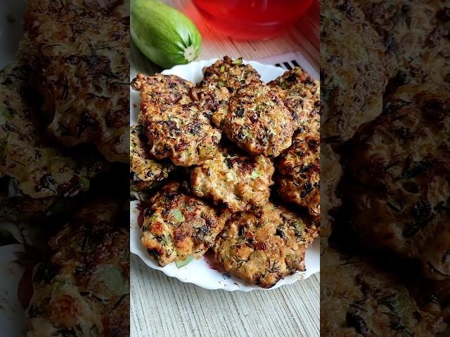 Рубленые котлеты с кабачком