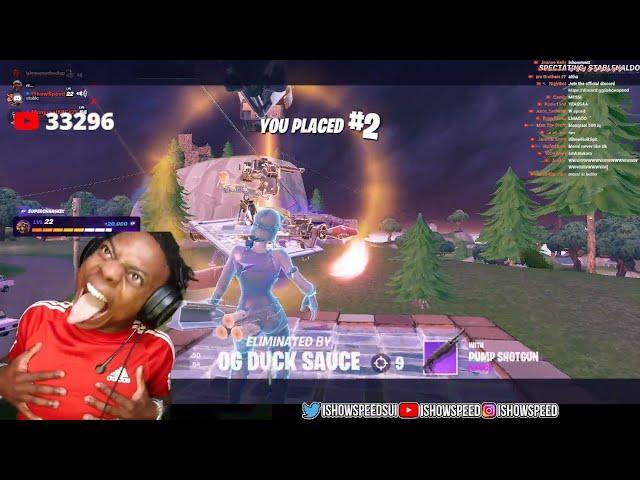 Speed Makes Ronaldo Rage And Lose Fortnite Game 