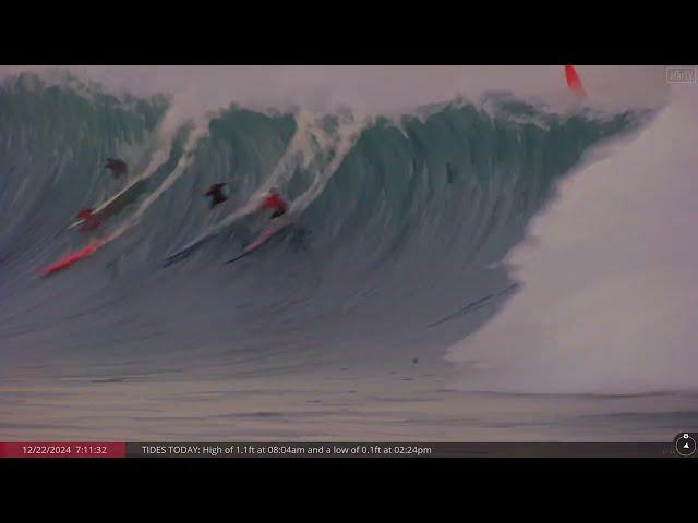 Dec 22, 2024: XXL Waves at Waimea Bay Triggers Eddie Aikau Big Wave Invitational in Oahu