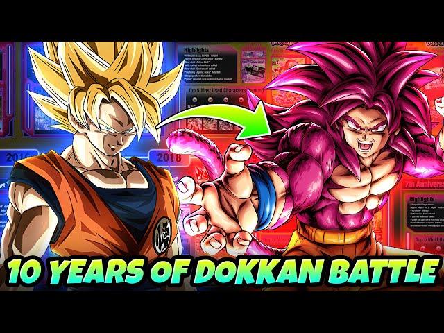 10 INCREDIBLE YEARS OF HISTORY!! Looking Back At Global Dragon Ball Z Dokkan Battle