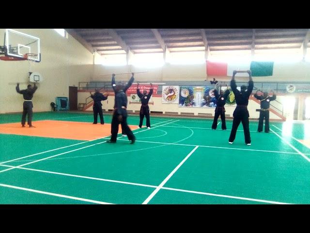 Traditional weapons training in Ivory coast by World Union of Qwan Ki Do