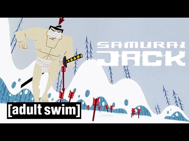 Samurai Jack | Jack Vs. Three Blind Archers | Adult Swim UK 