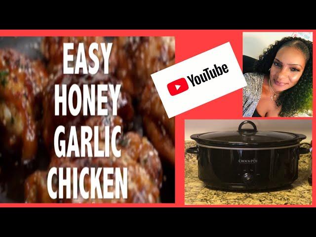 Slow Cooker Honey Garlic Chicken - Tasty