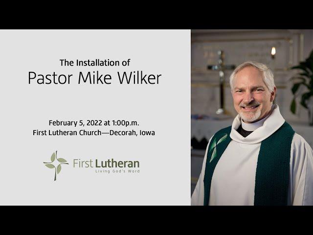 Installation of Pr. Michael Wilker