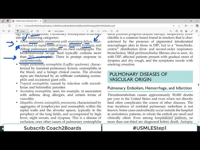 Chp#13 Robbins Patho | Lung Patho | Smoking Related Interstitial Diseases | Restrictive Lung Disease