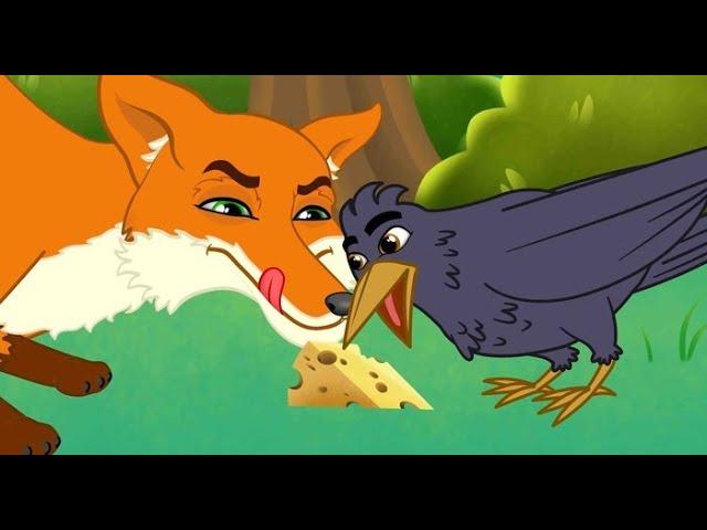 Le Corbeau et le Renard + 8 fables | Dessin Animé en français avec@lesptitszamis