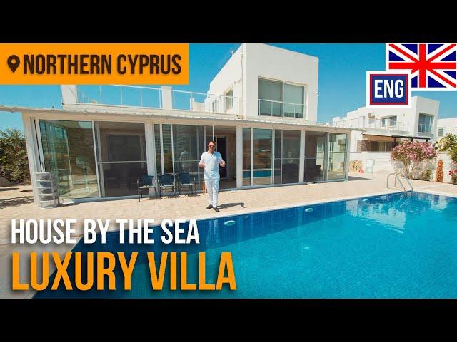 Luxury villa with a swimming pool on the beach, North Cyprus | Investment in real estate