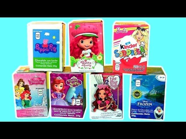 Strawberry Shortcake SURPRISE TOYS Barbie Doll EVER AFTER HIGH Raven Peppa Pig Disney Princess Sofia