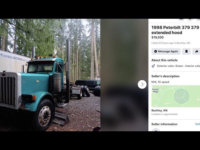 January 4, 2025 съездил посмотрел грузовик для следующего проекта Peterbilt 379 N14 Project ￼