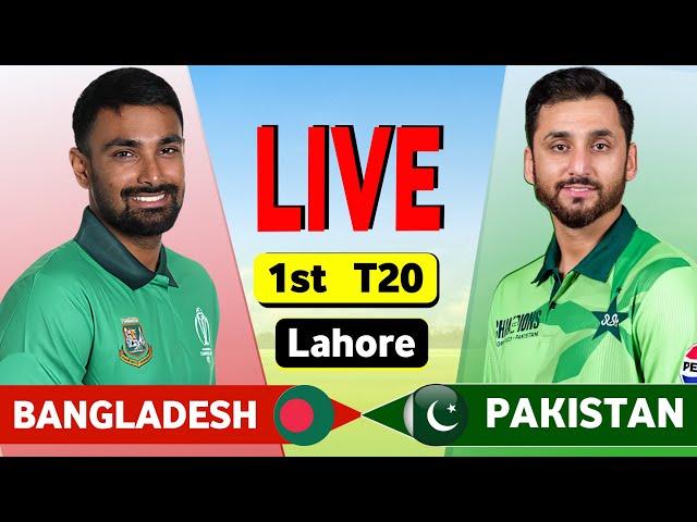 Pakistan vs Bangladesh Live - 1st T20 | PAK vs BAN Live  Scores & Commentary