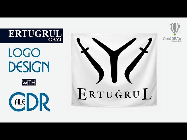 Logo Design Ertugrul Gazi With CDR File | How to make Ertugrul Gazi Logo | For Bike Sticker