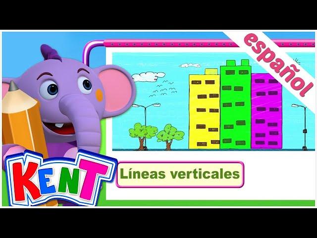 Kent el Elefante | Kent dibuja diferentes tipos de líneas - Aprende jugando