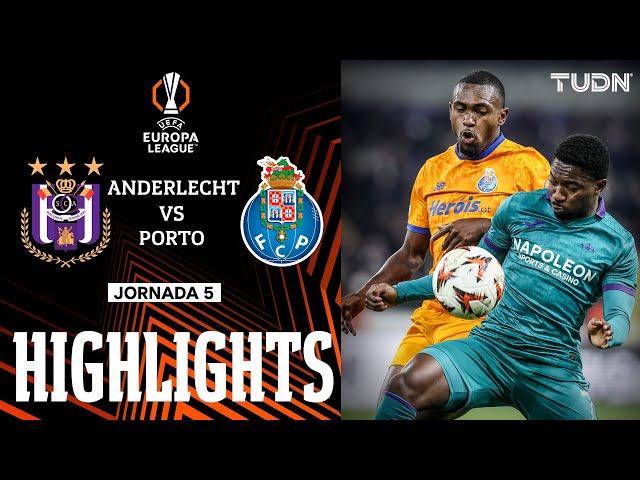 HIGHLIGHTS - Anderlecht vs Porto | UEFA Europa League 2024/25 | TUDN