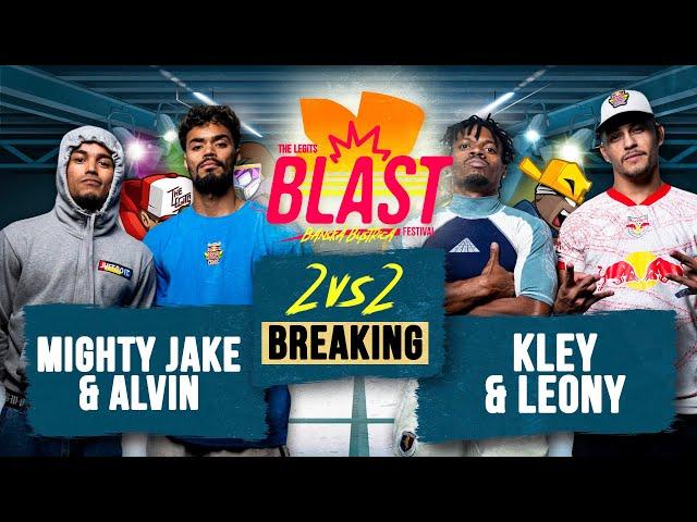 Alvin & Mighty Jake vs Leony & Kley I TOP16 2vs2 Breaking  I The Legits Blast 2024