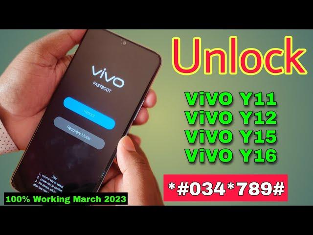 Vivo Y12 Password Unlock | Vivo Y11, Y15, Y12, Y16 All Type Password Pattern Lock Remove -Hard Reset