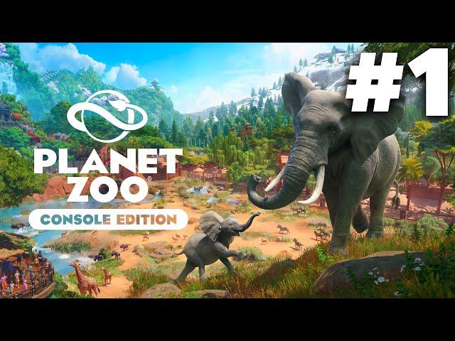 PLANET ZOO CONSOLE EDITION PS5 Gameplay Walkthrough Part 1 - Finally Out on Console !!!