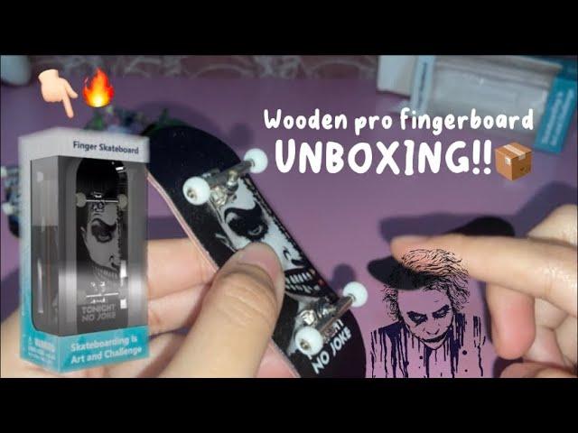 CHEAPEST professional wooden fingerboard unboxing⁉️shopee MALAYSIA